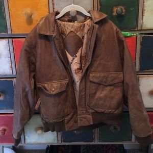 VINTAGE leather jacket!